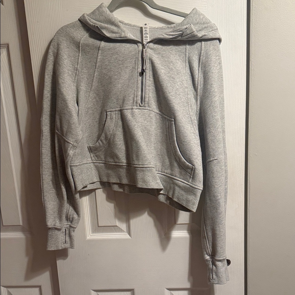 Lululemon Scuba Gray Quarterzip